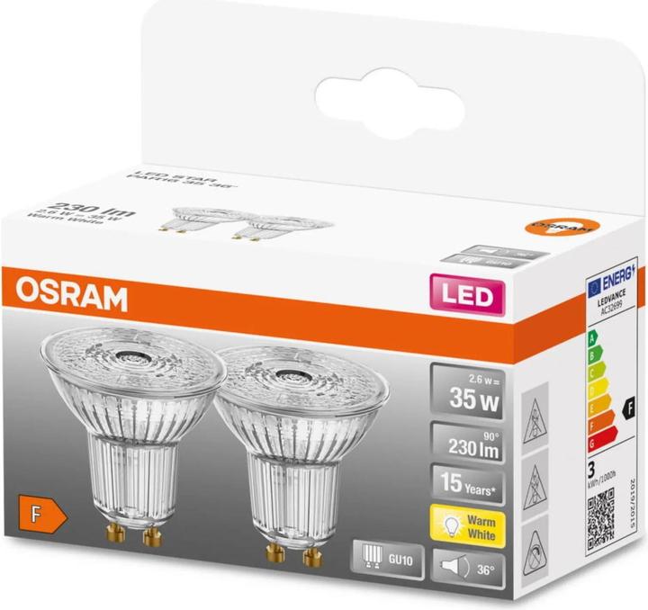 Image du produit Osram LED ST MR16 35 36 GU5,3 WW DUO (GU10, 2.60 W, 230 lm, 1 x, F)