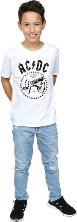 Actual product image AC/DC Boys We Salute You Cannon T-Shirt (140, 146)