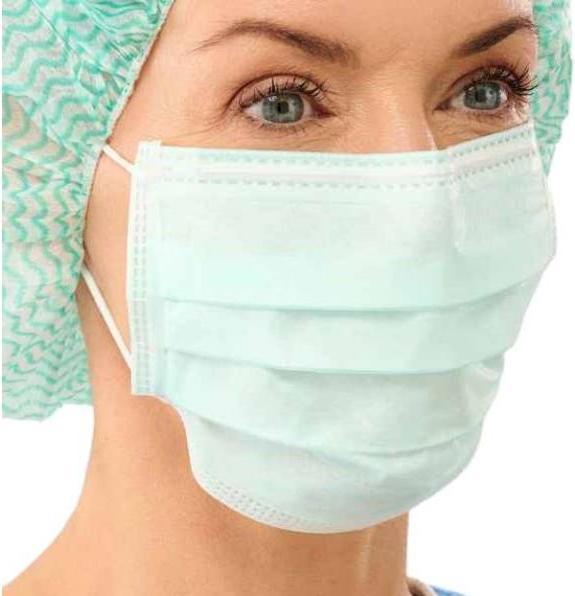 Lohmann & Rauscher SENTINEX OP Maske EL Classic grün 50 Stk (Schutzklasse I, 50 x)