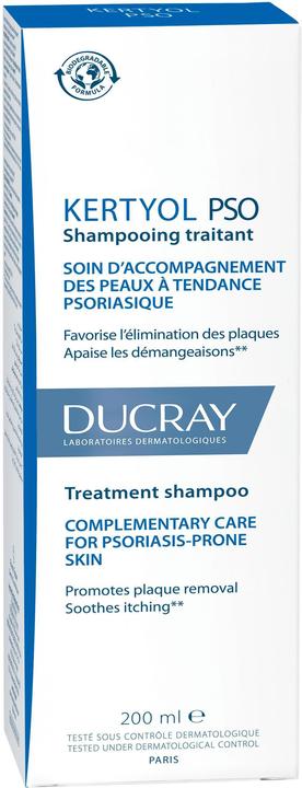 Actual product image Ducray Kertyol PSO Balancing Shampoo (200 ml, Liquid shampoo)