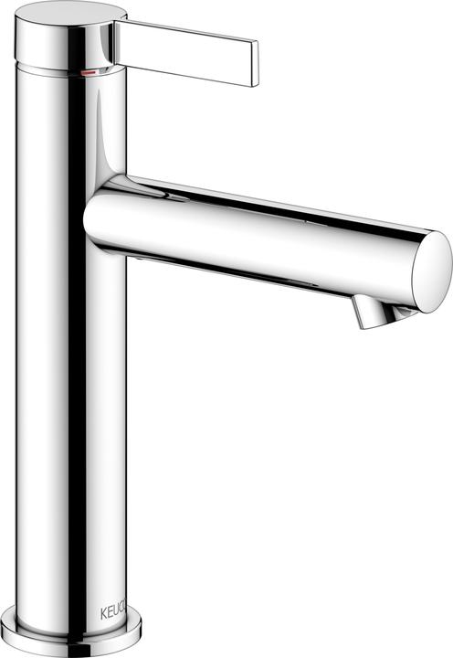 Keuco IXMO Pure Einhebel-Waschtischmischer 130, ohne Zugstangen-Ablaufgarnitur, Ausladung 125mm