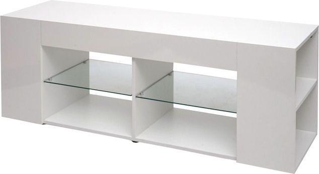 Produktbild Mendler TV-Rack HWC-L36, Holz 50x144x40cm Staufach, hochglanz weiss