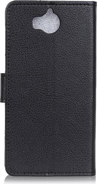 Produktbild MU Classic Leder Hülle mit Litchitextur (Huawei Y6 (2017), Huawei Y5 (2017))