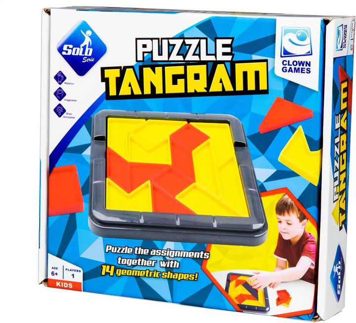 Produktbild Clown games Clown-Spiele Tangram (Deutsch, Französisch, Niederländisch, Englisch)