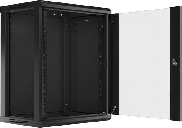 Immagine prodotto Lanberg Rack a muro 19" 15U 600X450mm nero (15 HE, Rack da 19 pollici)
