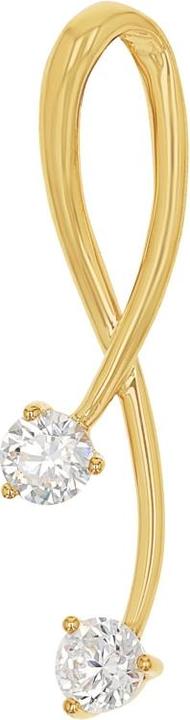 Amor Anhänger für Damen, Gold 375, Zirkonia synth. (Gold 375, 9 ct)