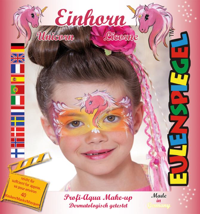 Actual product image Eulenspiegel Unicorn make-up set