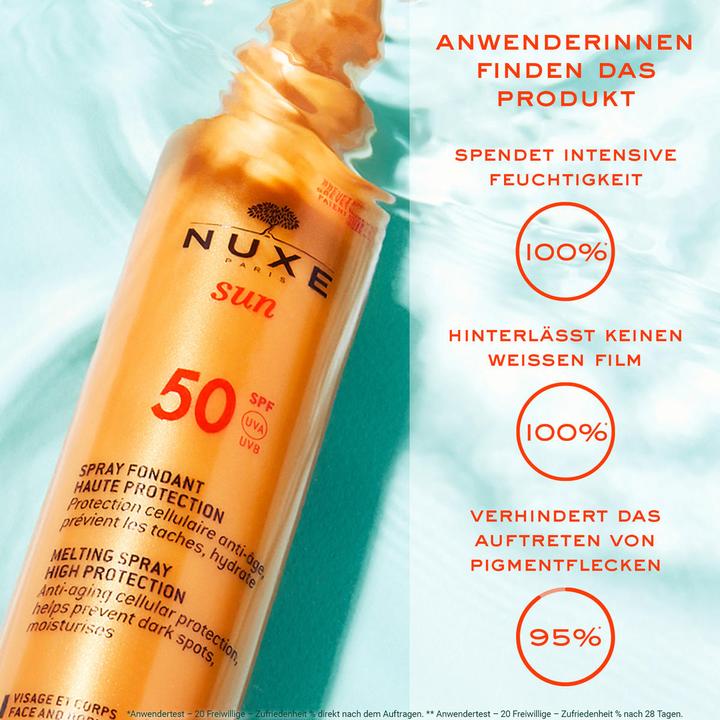 Actual product image Nuxe Sun spray face and body - High protection (Sun spray, SPF 50, 150 ml, 150 g)