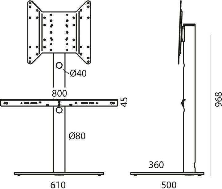 Produktbild just-racks by Spectral Tv600sp (55", 40 kg)