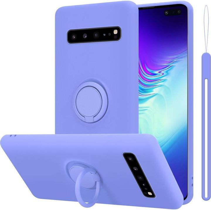 Actual product image Cadorabo TPU Liquid Ring Silicone Case Cover (Samsung Galaxy S10 5G)