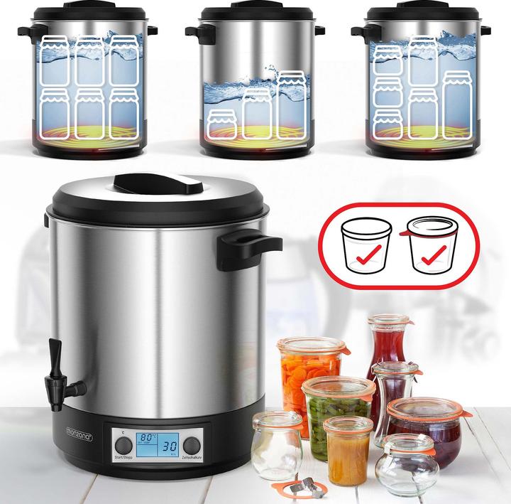 Image du produit Deuba Machine à mettre en conserve (28 l)
