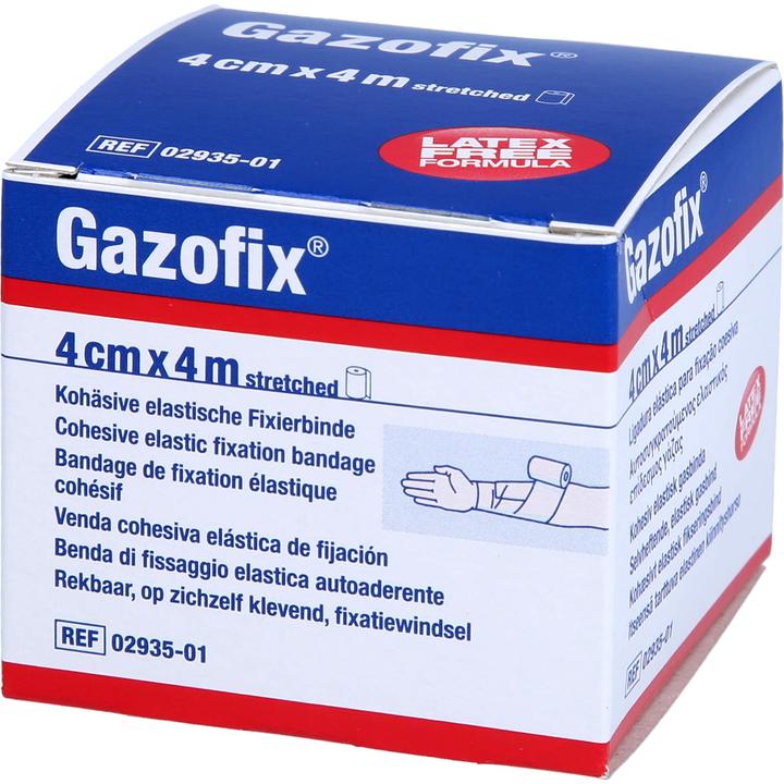 Actual product image BSN kohäsive Fixierbinde 4cmx4m hautfarben latexfrei