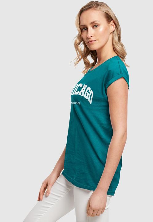 Produktbild Merchcode Ladies Chicago Wording - T-Shirt - 117985 (XXL)