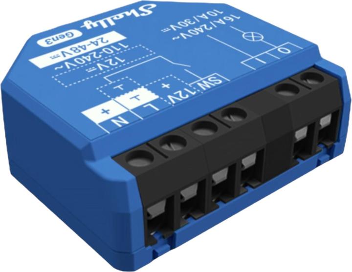 Actual product image Shelly 1 Gen 3 (Switch actuator)