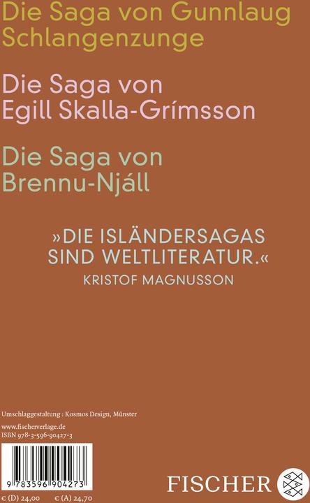 Produktbild Isländersagas 1 (Deutsch, Andreas Vollmer, Thomas Esser, Kurt Schier, Ursula Giger, Julia Zernack, Mathias Kruse, Betty Wahl, Karl-Ludwig Wetzig, Klaus Böldl, 2024)