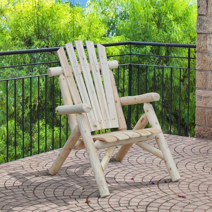 Produktbild Outsunny Gartenstuhl mit hoher Rückenlehne