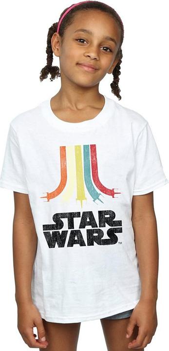 Immagine prodotto Star Wars Maglietta da ragazza in cotone arcobaleno (152, 158)
