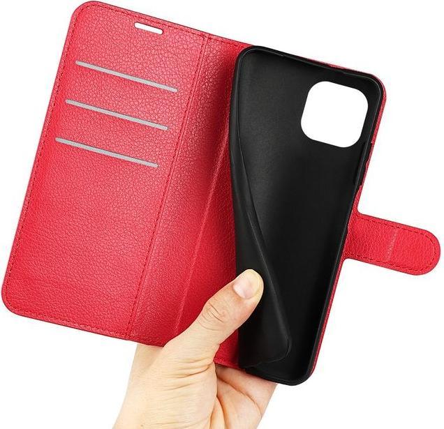 Actual product image MU Classic Litchi Leather Bookcover Series (Apple iPhone 14 Plus)