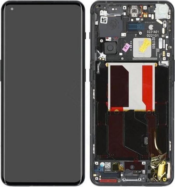 Actual product image OnePlus LCD + Touch + Frame for NNE2210 10 Pro - volcanic black