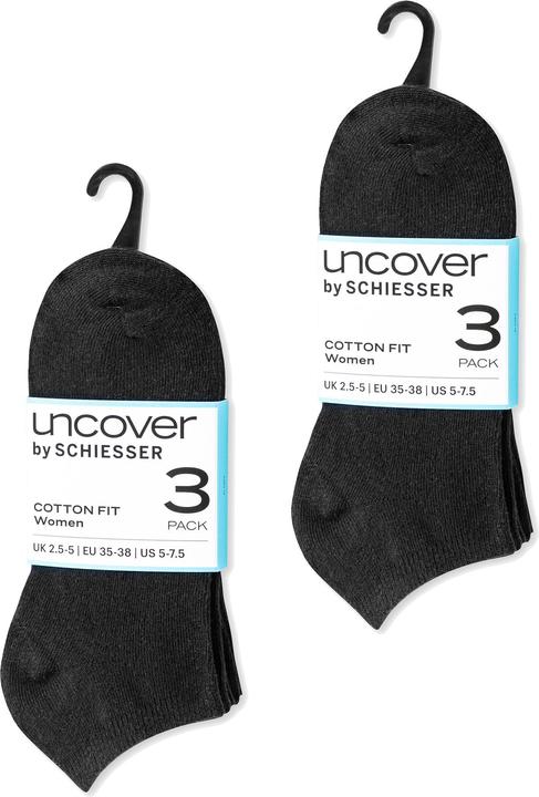 Image du produit Schiesser Chaussettes de sneakers Uncover (paquet de 6, 35 - 38)