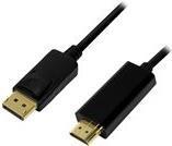 Actual product image LogiLink DisplayPort — HDMI (Typ A) (3 m, DisplayPort, HDMI)