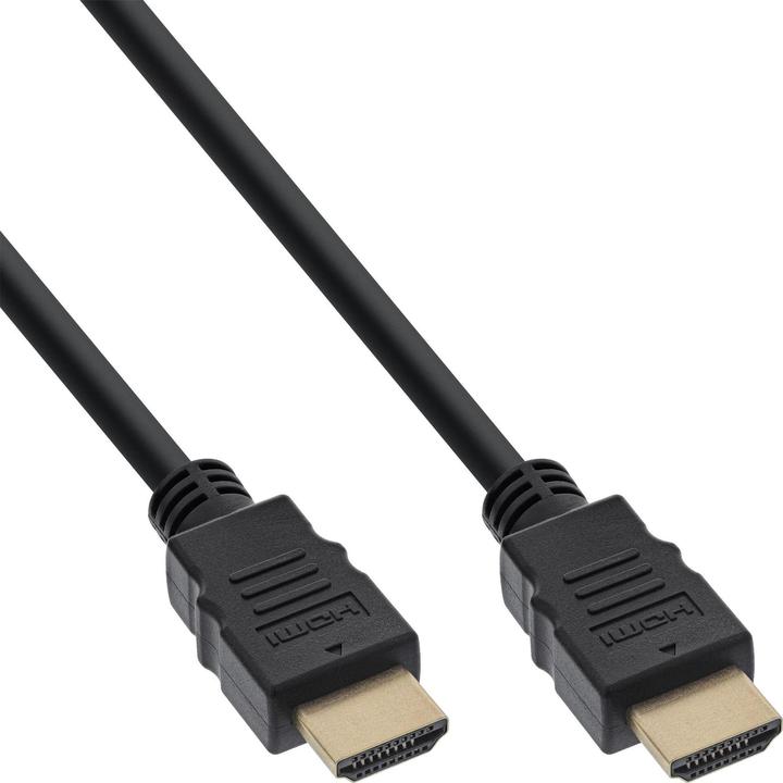 Actual product image InLine Bulk pack of 35 ® HDMI cables, HDMI High Speed with Ethernet, male / male, black, 2.5m (2.50 m, HDMI)