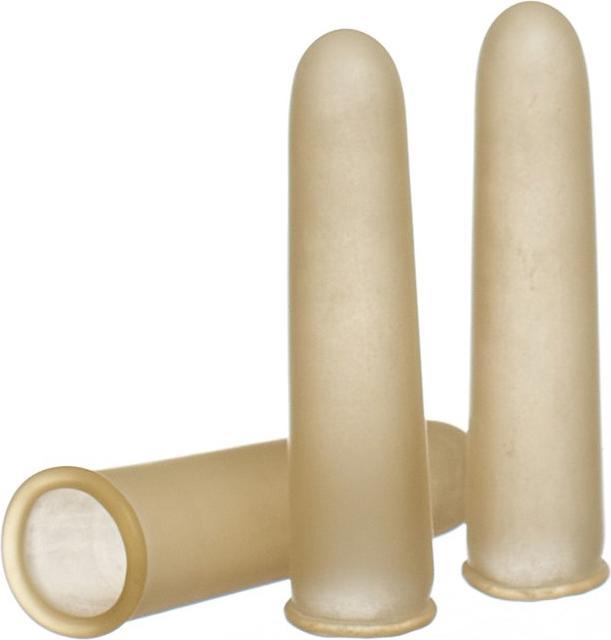 Actual product image Sanor Fingerling Latex Grösse 1 gepudert leicht (0.07 m)