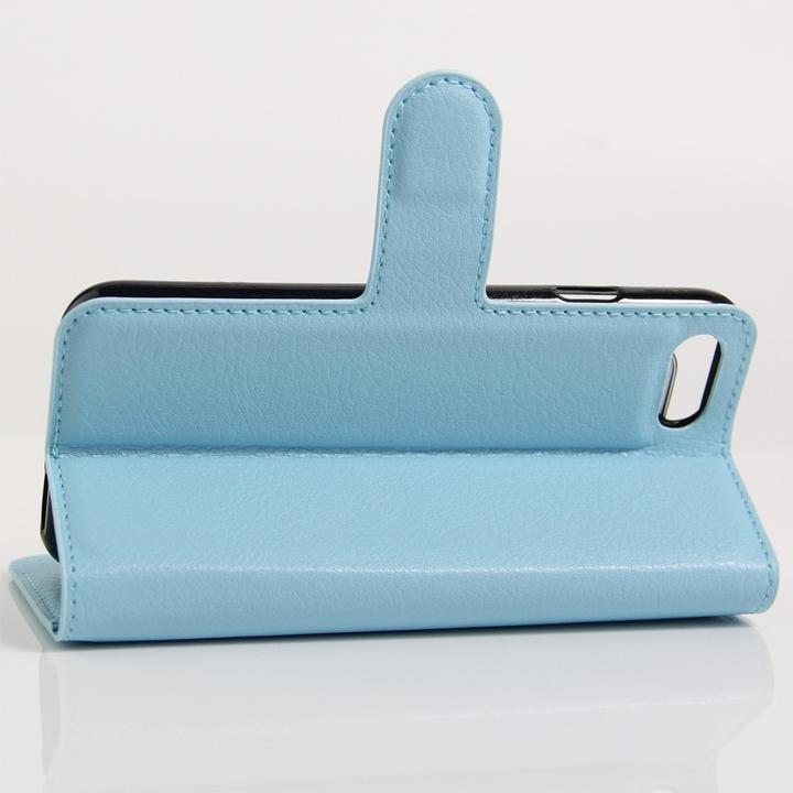 Image du produit Cover-Discount iPhone 8 / 7 - étui en cuir Etui cartes compartiments bleu clair (Apple iPhone 7, Apple iPhone SE, Apple iPhone 8)