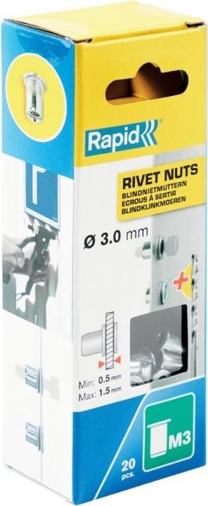 Produktbild Rapid M3 Blindnietmuttern