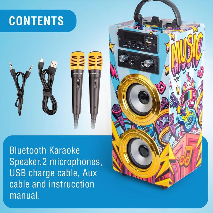 Produktbild Xtrem Karaoke-Maschine Music Star für Kinder mit 2 Mikrofonen