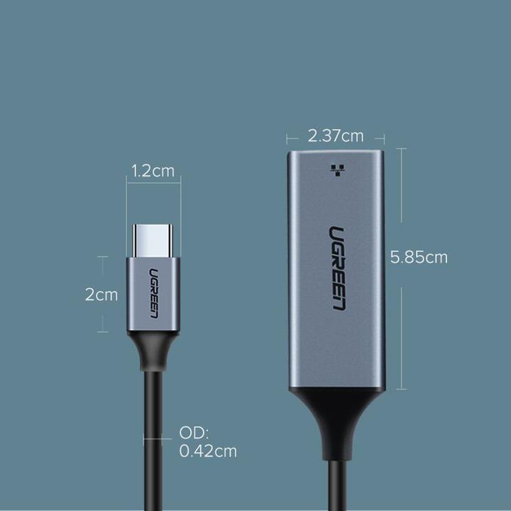 Produktbild Ugreen Gigabit Ethernet Adapter (USB-C 3.1 Gen 1, RJ45 (1x))