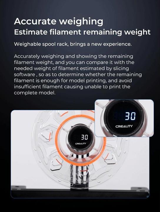Actual product image Creality Filament Scale Spool Rack (Accessories)