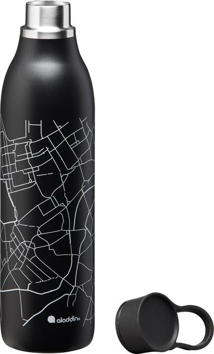 Actual product image Aladdin CityLoop Thermavac eCycle Drink Bottle 0.6L Black City Print (0.60 l)