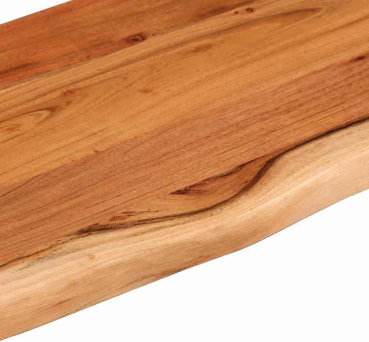 Actual product image VidaXL Wall shelf rectangular tree edge hanging shelf office shelf solid wood acacia