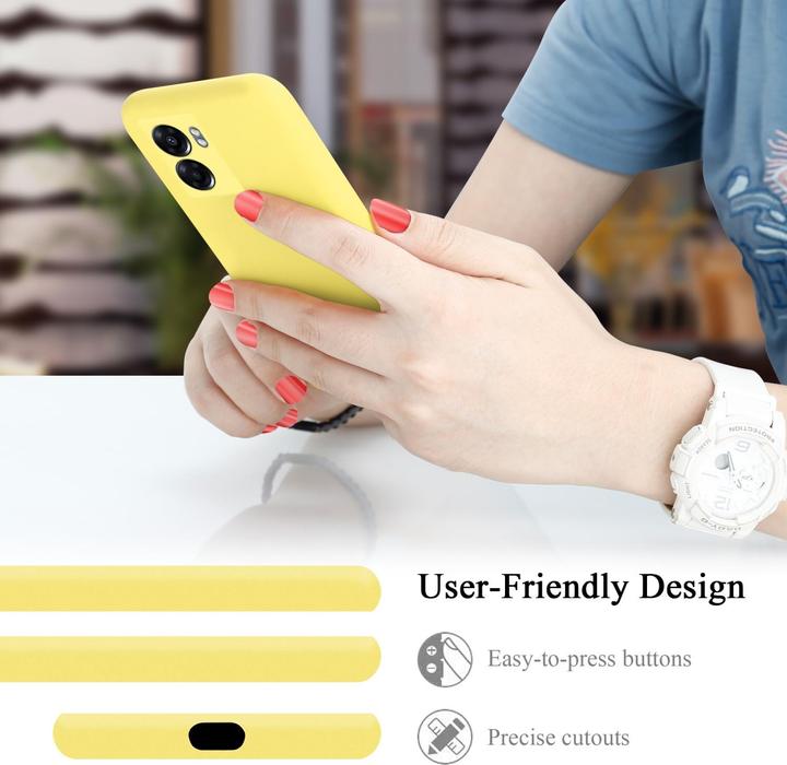 Produktbild Cadorabo TPU Liquid Silicone Case Hülle für Oppo A57 5G / A77 5G / Realme V23 (Realme V23 5G, Oppo A57 5G, Oppo A77 5G)