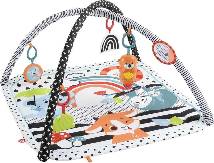 Image du produit Fisher-Price Couverture de jeu contrastée Amis des animaux