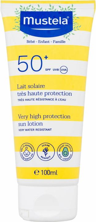 Image du produit Mustela Lait solaire (Lait solaire, SPF 50+, 100 ml, 126 g)