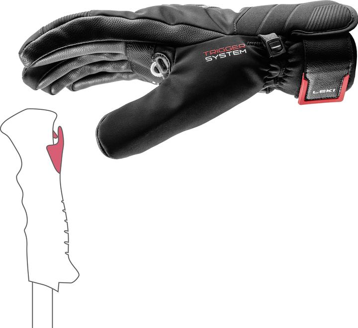 Image du produit Leki LE RĘK Falcon 3D noir/rouge 10.5 (10.5)