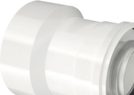 Actual product image Bosch Hausgeräte DN80/125 - DN60/100 - Reduction for balanced outlet (Pipe reduction)