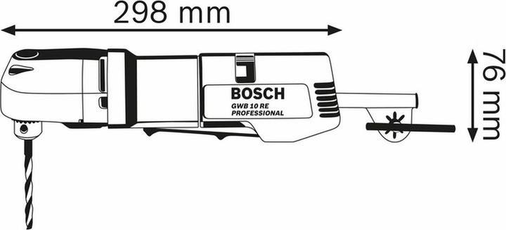 Produktbild Bosch Professional Winkelbohrmaschine GWB 10 RE (Netzbetrieb)