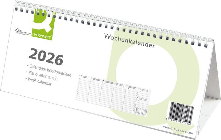 Image du produit Q-Connect Calendrier hebdomadaire Triangle (Non contraignant)