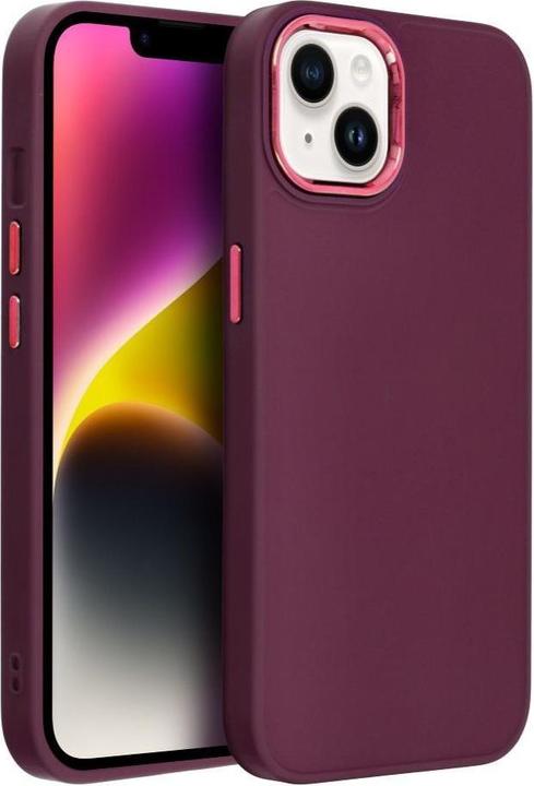 Actual product image OEM Back panel cover FRAME Case for XIAOMI Redmi Note 9 purple (Xiaomi Redmi Note 9)