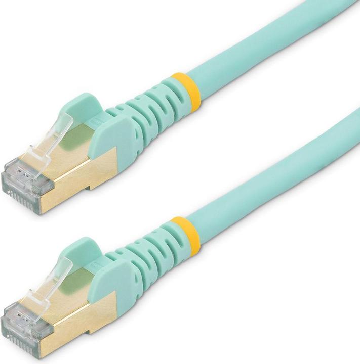 Immagine prodotto StarTech Cavo Patch Cat6a 1m Aqua (STP, CAT6a, 1 m)