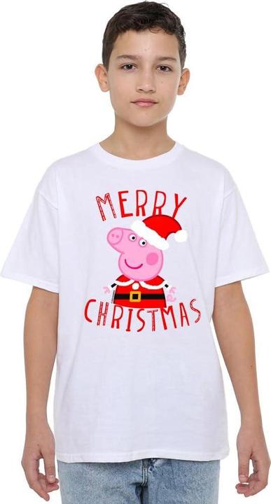Immagine prodotto Peppa Pig Merry Christmas Maglietta Bambini (152, 158)
