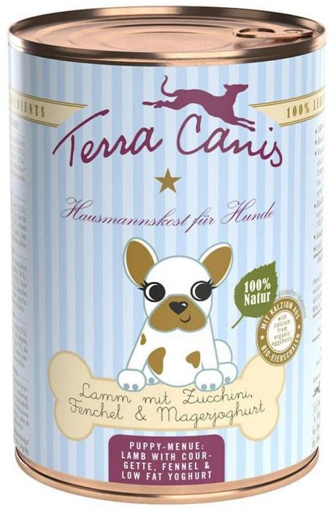 Terra Canis Nassfutter Welpen-Menü Lamm (Junior, 1 Stk., 400 g)