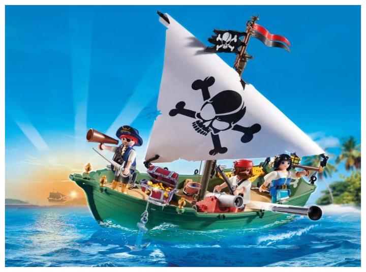 Produktbild Playmobil Piratenschiff mit U-Boot Motor (71713, Playmobil Pirates)