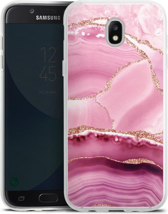 Actual product image DeinDesign Silikon Hülle für Samsung Galaxy J5 (2017) Handyhülle Case Smartphone Schutzhülle Glitzer Look (Samsung Galaxy J5 (2017))