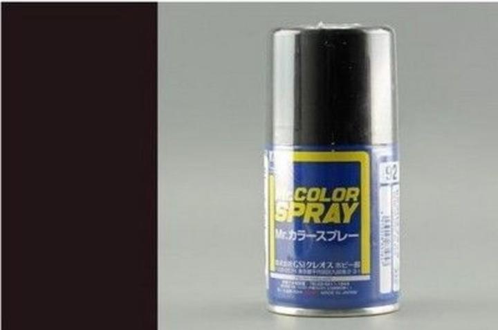 Actual product image Mr.Hobby Mr Hobby -Gunze Mr. Color Spray (100 ml) Semi Gloss Black
