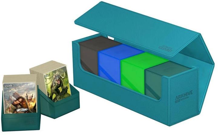 Produktbild Ultimate Guard Kartenbox XenoSkin Arkhive Monocolor 400+ Petrolblau