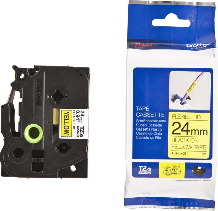 Produktbild Brother Tze-Fx651 (2.40 cm, Gelb)